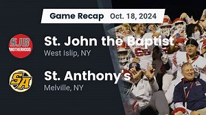 Football Recap: Gary Merrill Leads St. Anthony's to Victory over Kellenberg Memorial