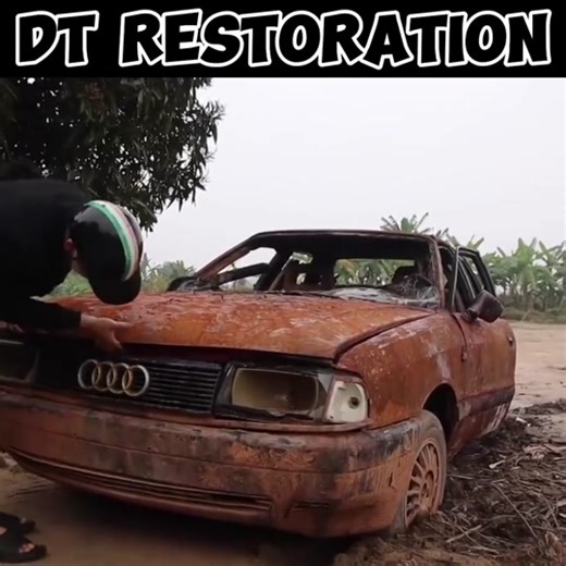 Restoration of Abandoned 1980 Audi Q8 Car: Full Body and Engine Rebuild