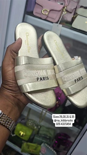 Girls slippers. call /whatsapp Numbers...... 0597354574 0264335454 0502529399. Locate Shop at Eastlegon American house near the UBA Bank or pin in ROYKIDDYROCKS for Google map /BOLT & UBER. ✌️ Disclaimer : @roy_kiddyrocks is not affiliated to the brands and Music posted ‼️