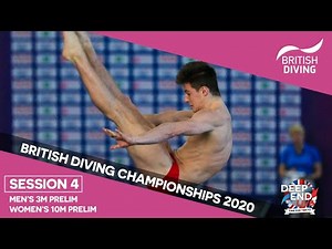 British Diving Championships 2020 – Deep End Live Ep4: Men’s 3m Prelims & Women’s 10m Prelims