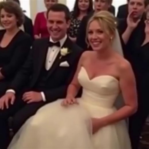 During the wedding, something shifted beneath the bride’s dress! The groom went white, and the guests gasped when they saw it… Watch in the comments. | Moms Behaving Badly