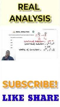 31 real analysis | total number of relations from which are not function from A=(a,b,c)to B=(1,2)