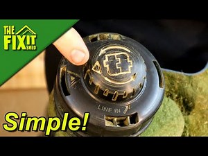 How to Restring Kobalt 40v Max String Trimmer | The Fixit shed