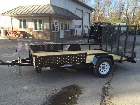 Sure Trac 7x12' Tube Top ATV Utility Landscape Trailer 2990# GVW ST8212TATV-B-030 717-220-4220