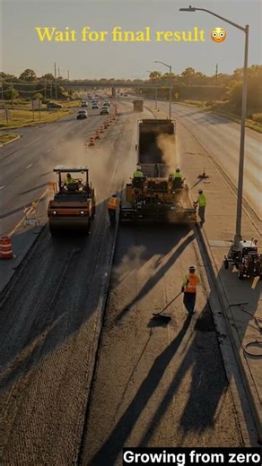 Amazing road transformation #satisfying