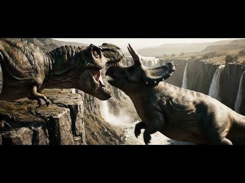 T-Rex vs Triceratops: The Desperate Jungle ESCAPE for Survival (Cretaceous Period) | Your Planet
