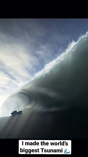 I made the world’s biggest Tsunami
