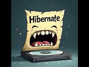 Free disk space when you delete hibernation file