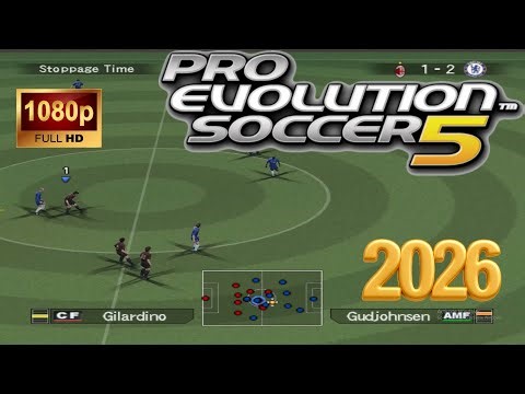 Pro Evolution Soccer 5 - AC Milan vs Chelsea Gameplay (2026) (PC HD) [1080p60FPS]