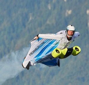 BMW Builds Electric Wingsuit That Can Fly at Over 186MPH