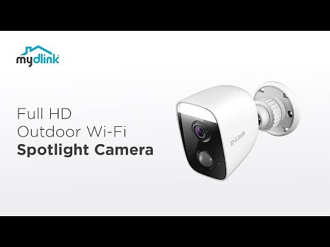 DCS-8627LH Full HD Outdoor Wi-Fi Spotlight Camera | mydlink