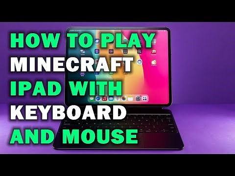HOW TO PLAY MINECRAFT IPAD WITH KEYBOARD AND MOUSE