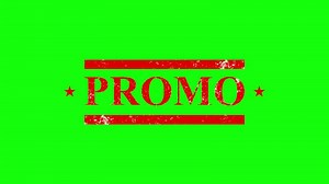 Download Promo pop up animation green screen chroma key 4k template background. for free