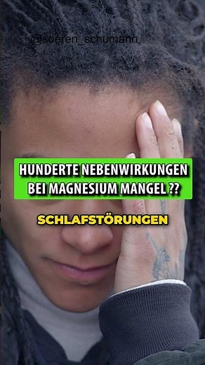 Hundreds of different side effects from magnesium deficiency 😓