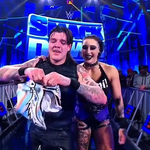 Dominik Mysterio & Rhea Ripley Disrespect Rey Mysterio Mask ☠️😱 Edit #WWE #rhearipley #dominik