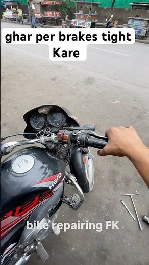 How to tighten bike brakes at home? If you want to tighten bike or scooter brakes, how do you do it?