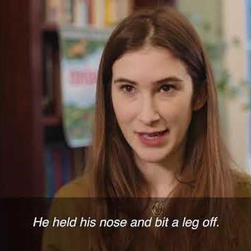 Katherine Rundell on food from The Explorer (WARNING: she does eat a Tarantula!)