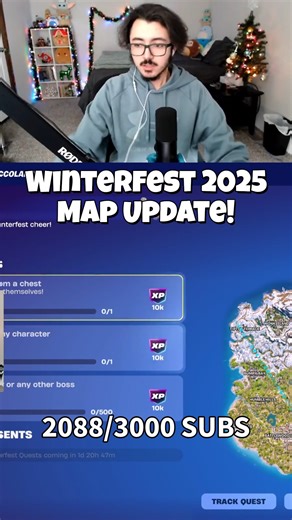 SkullzzHype on Instagram: "Winterfest 2025 Map Update! #reel #reels #fortnite #2025 #winterfest #map #update #gaming"
