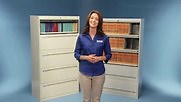 Tennsco Lateral & Fixed Open Filing Cabinets - Video