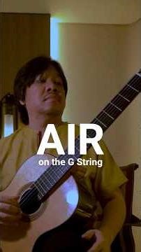 🖋️ A note on the G String #classicalguitar #BachonGuitar #aironthegstring