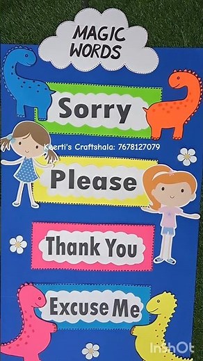 Majic Word Wall Hanging | Chart cutouts I must have for your classrooms and preschool decoration.