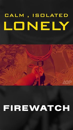 30 Video Games That Feel Peacful, Quiet & Lonely🌙FIREWATCH🌙#LonelyGames #atmosphericgames #IndieGame