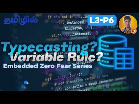 What is Typecasting and Variables Rules of C in Tamil | EZF Series L3-P6