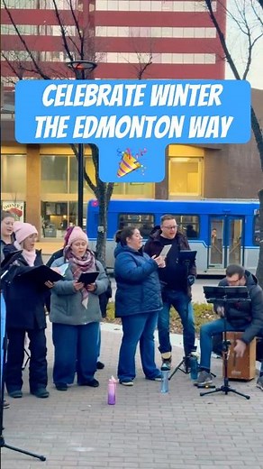 Edmonton’s Winter Festival is pure magic ❄️✨Ice, lights, music & cozy vibes all in one place!#winter