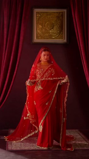 2.9K views · 25 reactions | The Timeless Red Rooted in ritual, radiant in love — the red of a bride is never just worn, it’s inherited. In collaboration with @ganapatijewellersnp Featuring @sana.devkota Photo by @suzan_shots Creative direction @meiilanvisualarts Styled by @sth_anush Makeup by @sunii_makeup_artist Hair by @hairartist.durga Set executed by @dahlia_wedding_events Special thanks to @shivaontrance_5 | Siwangi Pradhan | Facebook