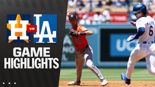 Astros vs. Dodgers Highlights