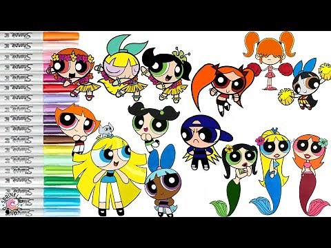 Powerpuff Girls Color Swap Compilation PPG RRB Powerpunk Girls Bliss | SPRiNKLED DONUTS