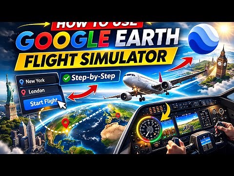How to Use the Google Earth Flight Simulator: Complete Guide