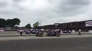 The 2016 RNRMC Field Gun Competition has reached the climatic final at the HMS Collingwood Open Day. Portsmouth, Devonport, REME, Seahawk, Heron and Collingwood A crew all battle it out to take home the trophy. Results to follow. | Royal Navy