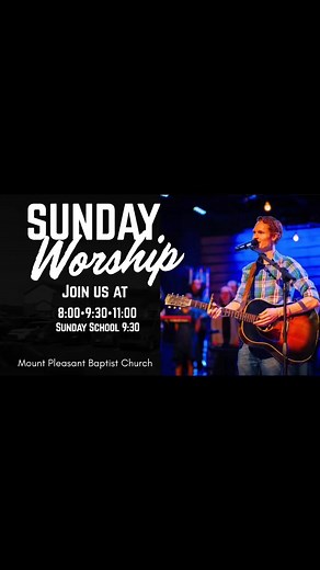 1K views · 18 reactions | Sunday’s almost here, and we can’t wait to worship with you at Mount Pleasant Baptist! | Mt Pleasant Baptist Church | Facebook
