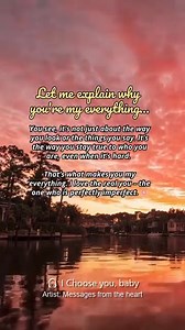 Would you send this to someone you choose—every day? 🎵 I Choose You, Baby — Messages from the Heart 📺 Search YouTube for the lyric video: Messages from the Heart I Choose You, Baby. #lovemessage #lovequotes #messagesfromtheheart #romanticreels | Messages from the heart