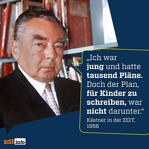 Heute vor 45 Jahren ist Erich Kästner gestorben. Noch heute ist er einer der bekanntesten Kinderbuchautoren – obwohl er das nie werden wollte. | ZDFinfo