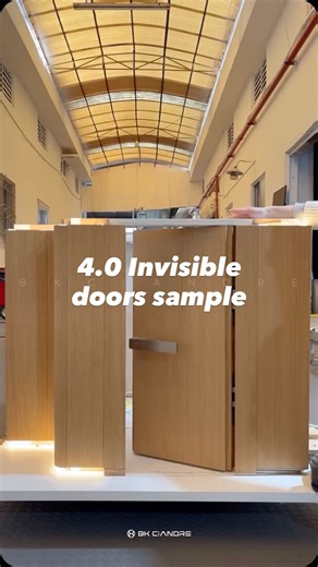 China interior doors manufacturer on Instagram: "🔥4.0 Invisible doors sample for global business project partners. · 👷🏼‍♂️Pre-Installed Door Frame:Save trouble in fititng out,Save cost in labors. · 🎨Color uniform aesthetic: Door frame same color as door leaf. · 🚪7 different materials available: Compartible with diferent material in front and back door leaf. - DM for your interior door design and order factory direct price👩🏽‍💻. #bkciandre #invisibledoors #doorfactory #doormanufacturer #fl