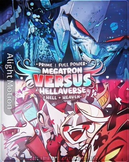 Megatron #vs HellaVerse | Wis Wise | #transformers #hazbinhotel #helluvaboss #edit