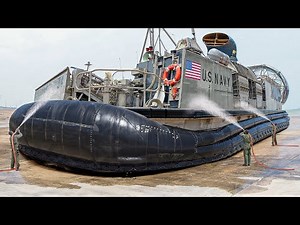 Cleaning US Navy’s Massive $20 Million Hovercraft After Crazy Beach Landing