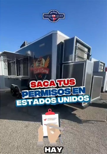 🧐 Operar con todos los permisos es vital para el éxito de tu food trailer 🤑 ¡Contacta con nosotros y obtén tu cotización ahora! Somos #TEXASSTARTRAILERS te esperamos! 📍Visítanos 11339 Emerald St Dallas TX 75229 📍 Visítanos - 1632 N Mannheim Rd Stone Park IL Chicago 60165 📲 1800 864 5816 ✅ WhatsApp 1 (469) 506-3671 📧 Management@texasstartrailers.com 🌐 www.texasstartrailers.com #foodtruck #streetfood #foodie #cooking