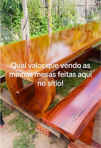 Mesas Rústicas de Madeira: Preços e Modelos no Sítio