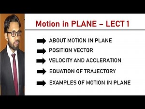 Motion in PLANE - Lect 1