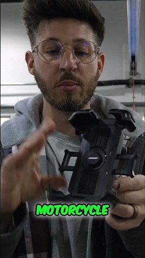Joyroom Motorcycle Phone Mount: Anti-Shock & Secure Install! #shorts