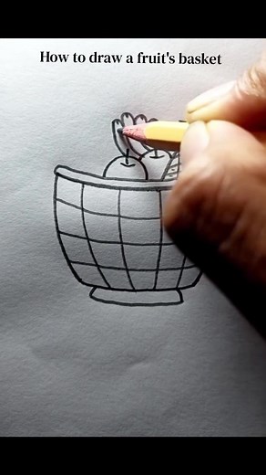 How to Draw a Fruit Basket: Easy Step‑by‑Step Drawing Tutorial