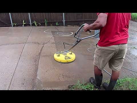 Pressure Washing: Turbo Nozzle vs 20" BE Surface Cleaner