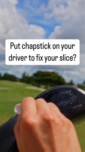 Can putting chapstick on your driver face help you hit the golf ball straight? 😮 Me and @birdogey put the theory to the test. Stay tuned for upcoming video and in the meantime enjoy the hilarity of some of my ramblings 😅 Ps. Putting chapstick on the face of your golf club is cheating and not allowed in the rules of golf so proceed at your own risk! #golf #golfhumor #golffashion #GolfBabes #golfgirls #golfvlog #golfcourse | Fit Golfer Girl