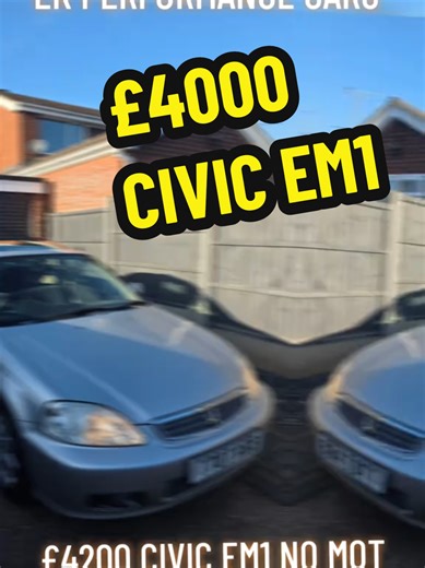 Rare 1999 Honda Civic EM1 VTI Coupe for Sale