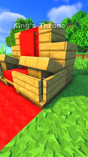 Minecraft King's Throne 🤩 #shorts #minecraft