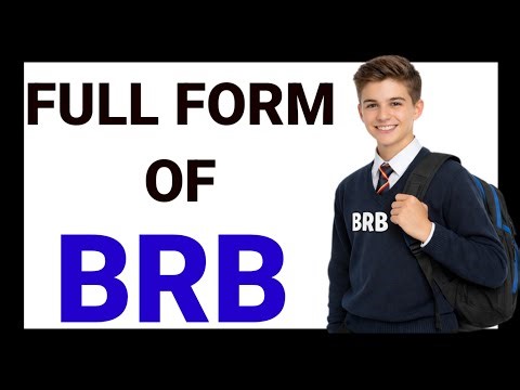 Full Form Of BRB.| BRB Meaning Explained | Full Form of BRB in Chat | Internet Slang for Beginners