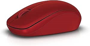 Dell Wireless Mouse WM126 - Red (4W71R)